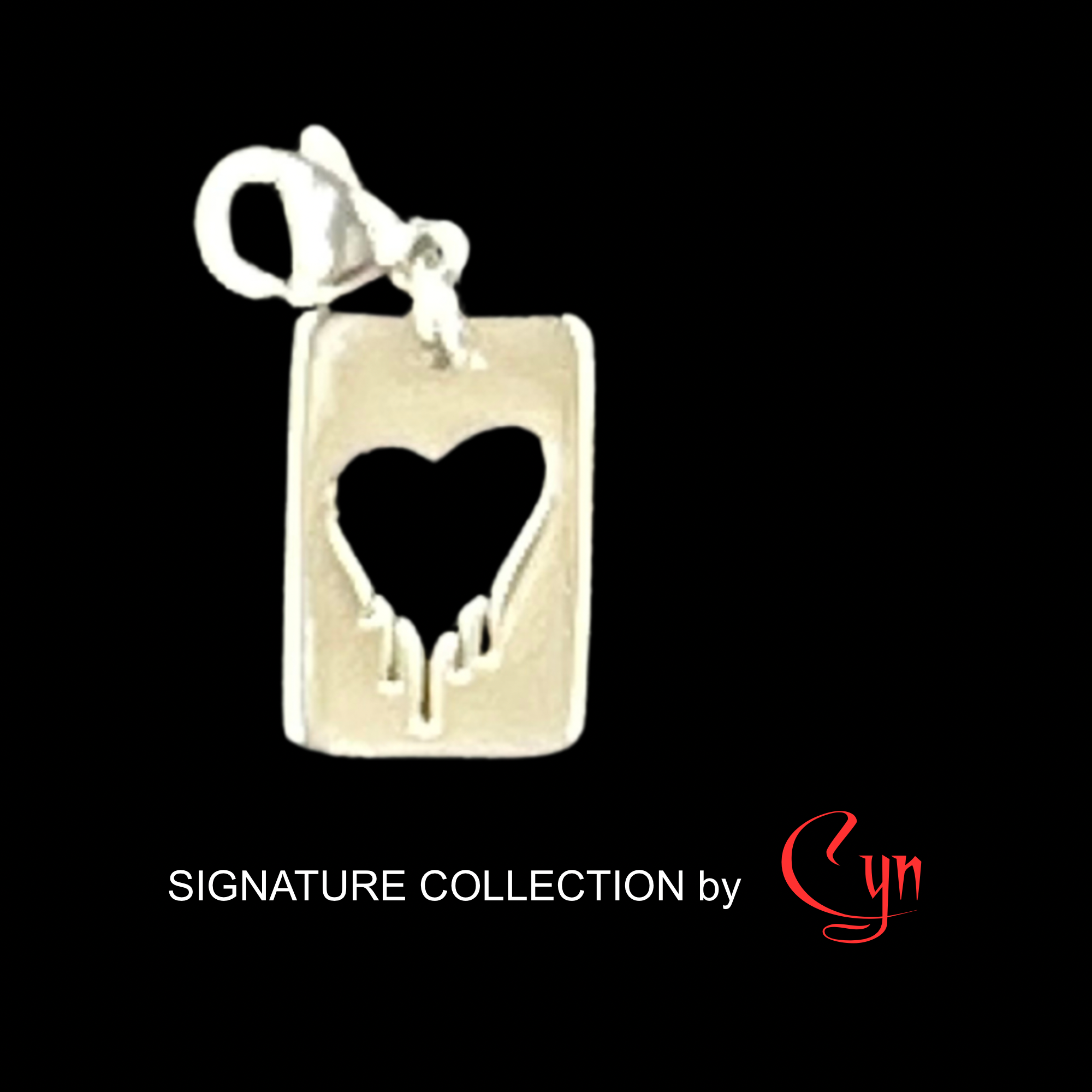 Bleeding Heart Charm SIGNATURE COLLECTION by Cyn