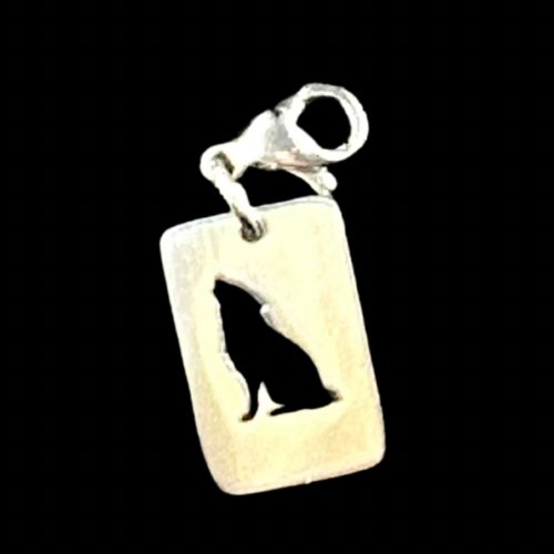Howling Wolf Charm