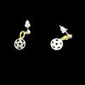 Pentagram Hanging Ball Studs