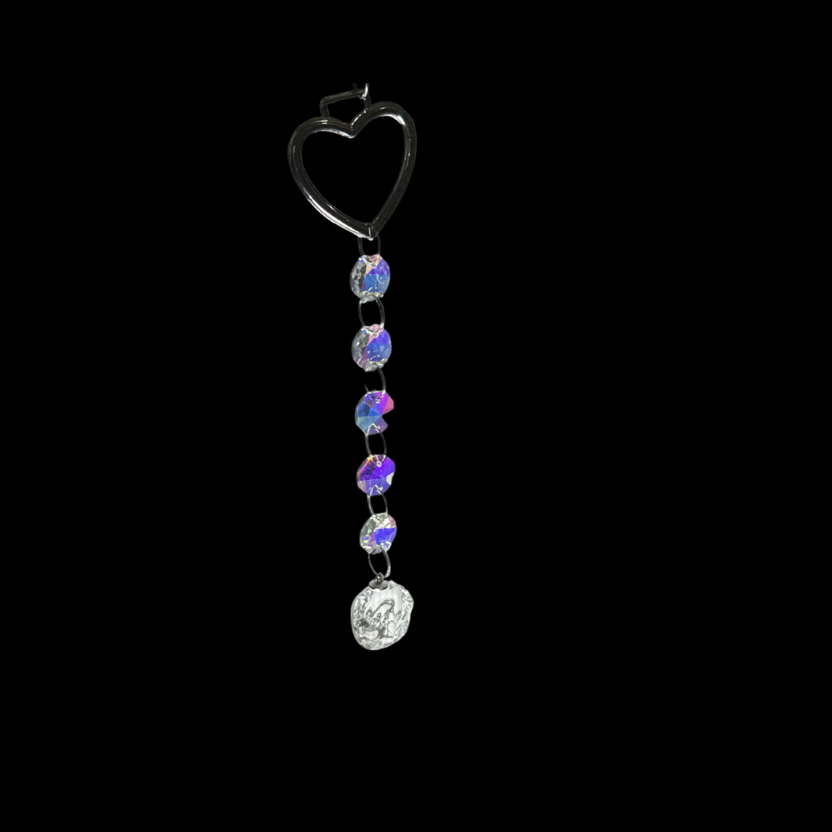 Skull Light Catcher Clear K9 Crystal