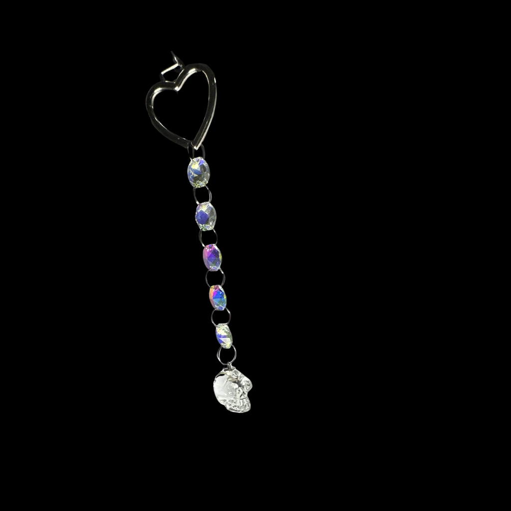 Skull Light Catcher Clear K9 Crystal