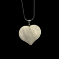 Heart Pendant Clear Quartz