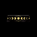 Moon Phase Tarot Card Reflection Stand
